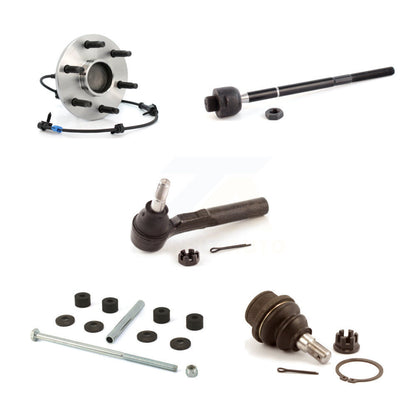 Kit de liaison de biellette de direction, roulement de moyeu avant, Joint à rotule inférieur (5 pièces) pour Chevrolet GMC 150
