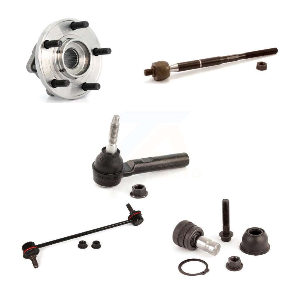 Kit de liaison de biellette de direction, roulement de moyeu avant, Joint à rotule inférieur (5 pièces) pour Dodge Caliber 2009