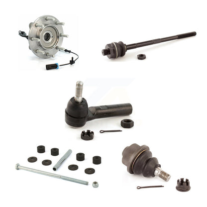 Kit de liaison de biellette de direction, roulement de moyeu avant, Joint à rotule inférieur (5 pièces) pour GMC Sierra 3500 H