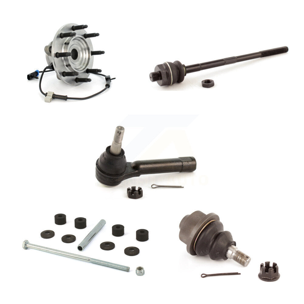 Kit de liaison de biellette de direction de rotule inférieure de roulement avant (5 pièces) pour Chevrolet Silverado X