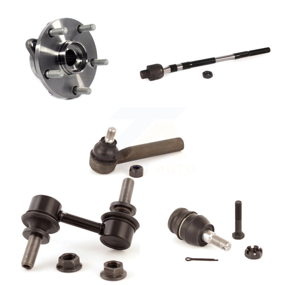 Kit de liaison de biellette de direction, roulement de moyeu avant, Joint à rotule inférieur (5 pièces) pour Subaru B9 Tribeca