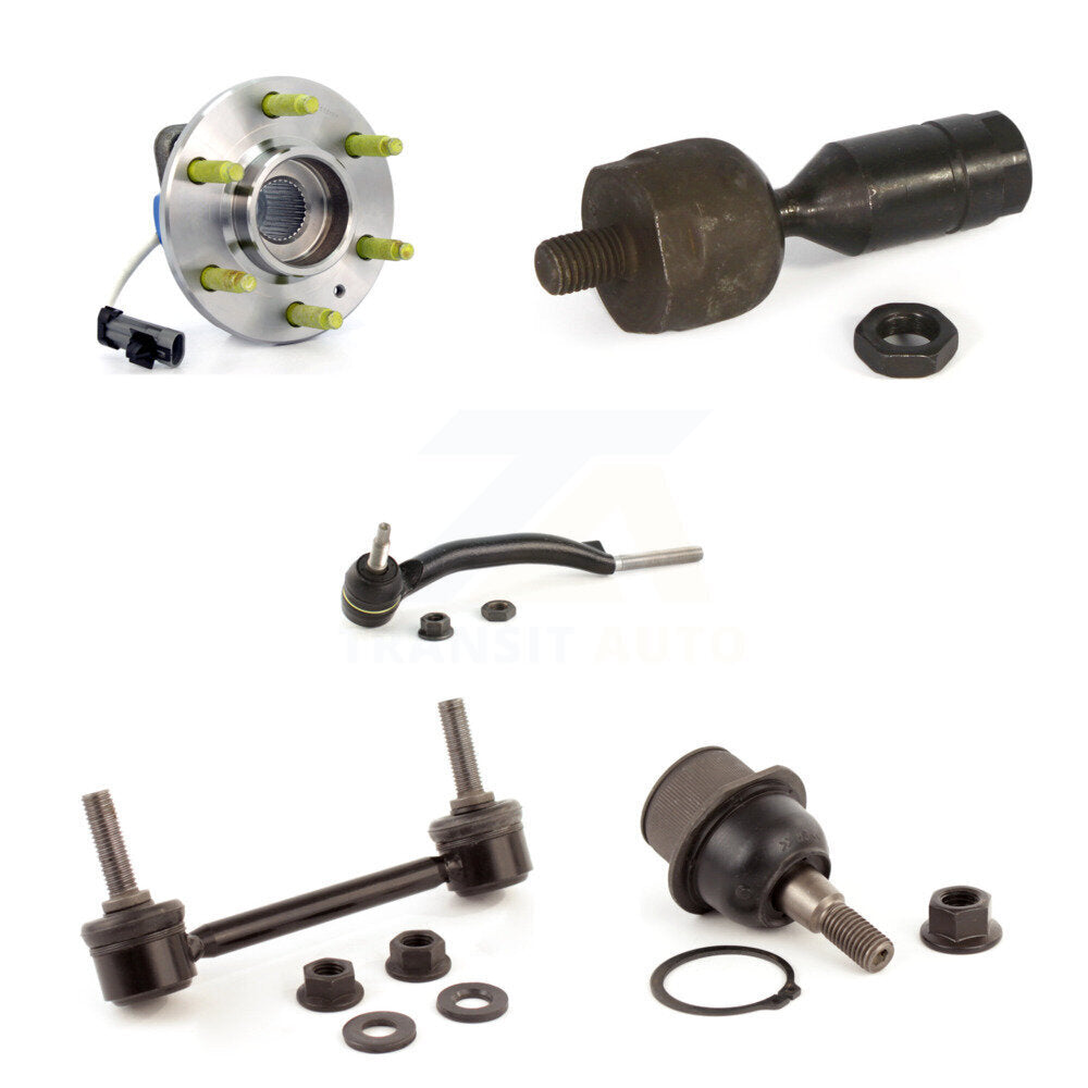 Kit de liaison de biellette de direction, roulement avant gauche, Joint à rotule inférieur (5 pièces) pour Cadillac SRX AWD