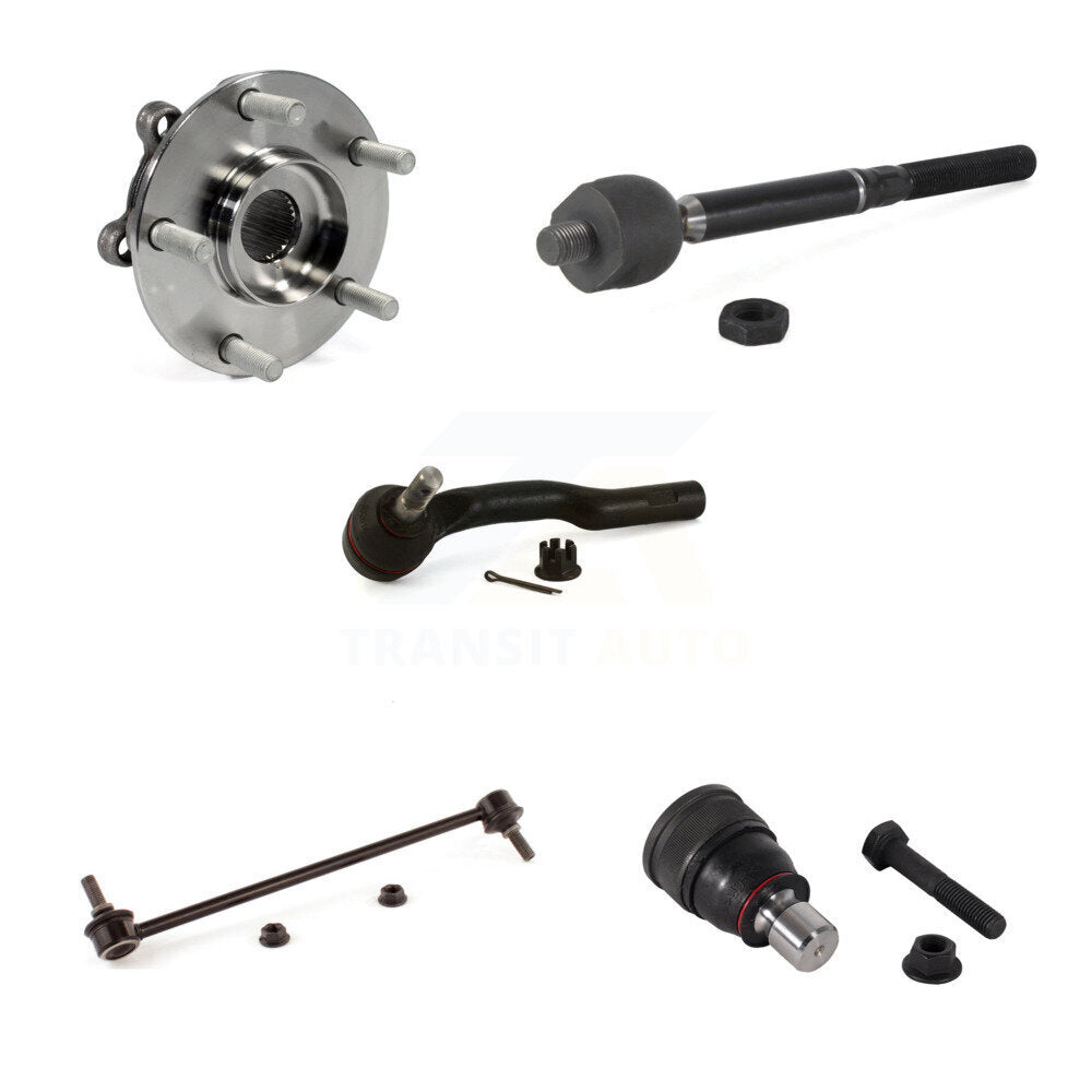 Kit de liaison de biellette de direction, roulement avant gauche, joint à rotule inférieur (5 pièces) pour Mazda 2014 – 2017
