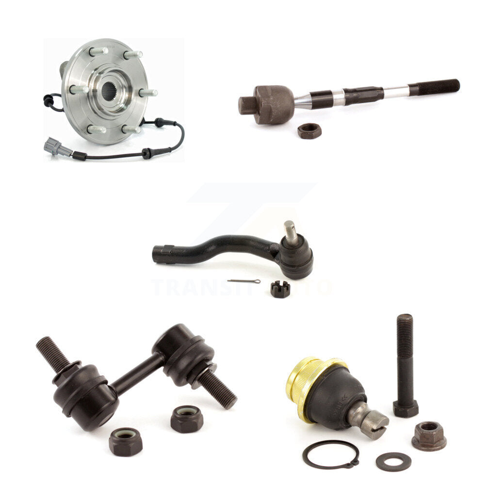 Kit de liaison de biellette de direction, roulement avant gauche, rotule inférieure, 5 pièces, pour Nissan TITAN QX5