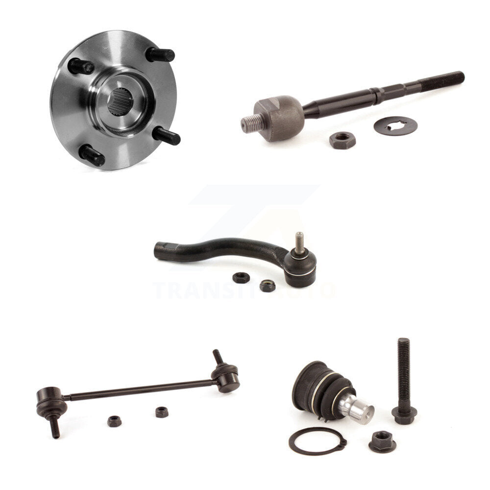 Kit de liaison de biellette de direction, roulement avant gauche, Joint à rotule inférieur (5 pièces) pour Nissan Versa Cub
