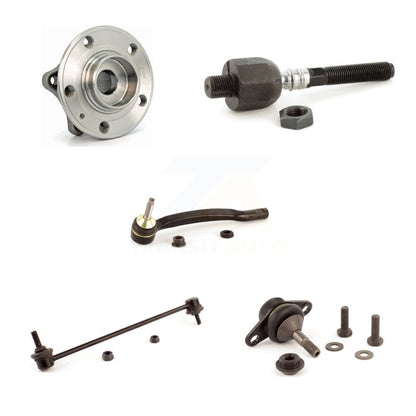 Kit de biellette de direction et de liaison à rotule inférieure, roulement avant gauche (5 pièces) pour Volvo XC70 V70