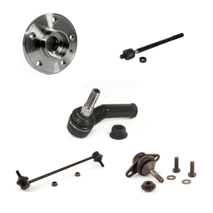 Kit de liaison d'extrémité de biellette de direction, roulement de moyeu avant gauche, Joint à rotule inférieur (5 pièces) pour Volvo V7