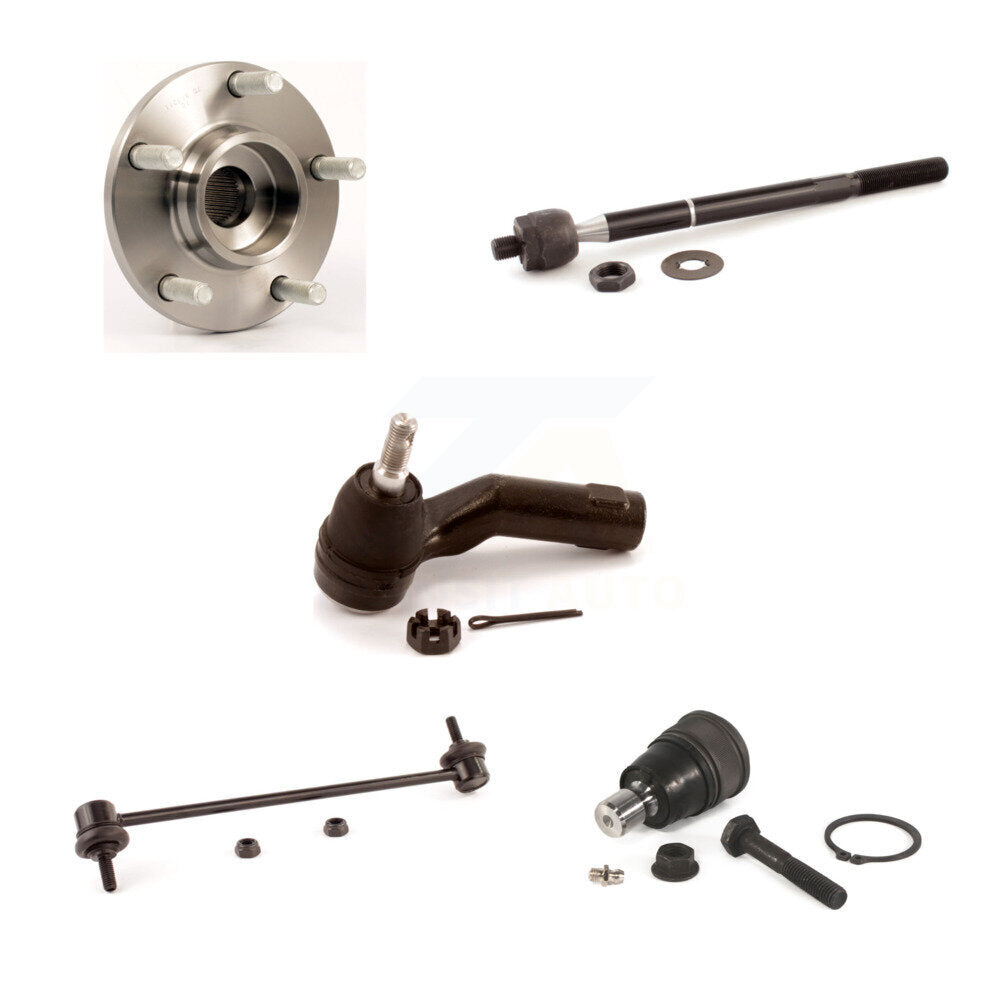 Kit de liaison de barre stabilisatrice de biellette de rotule inférieure de roulement avant gauche (5 pièces) pour Mazda 3