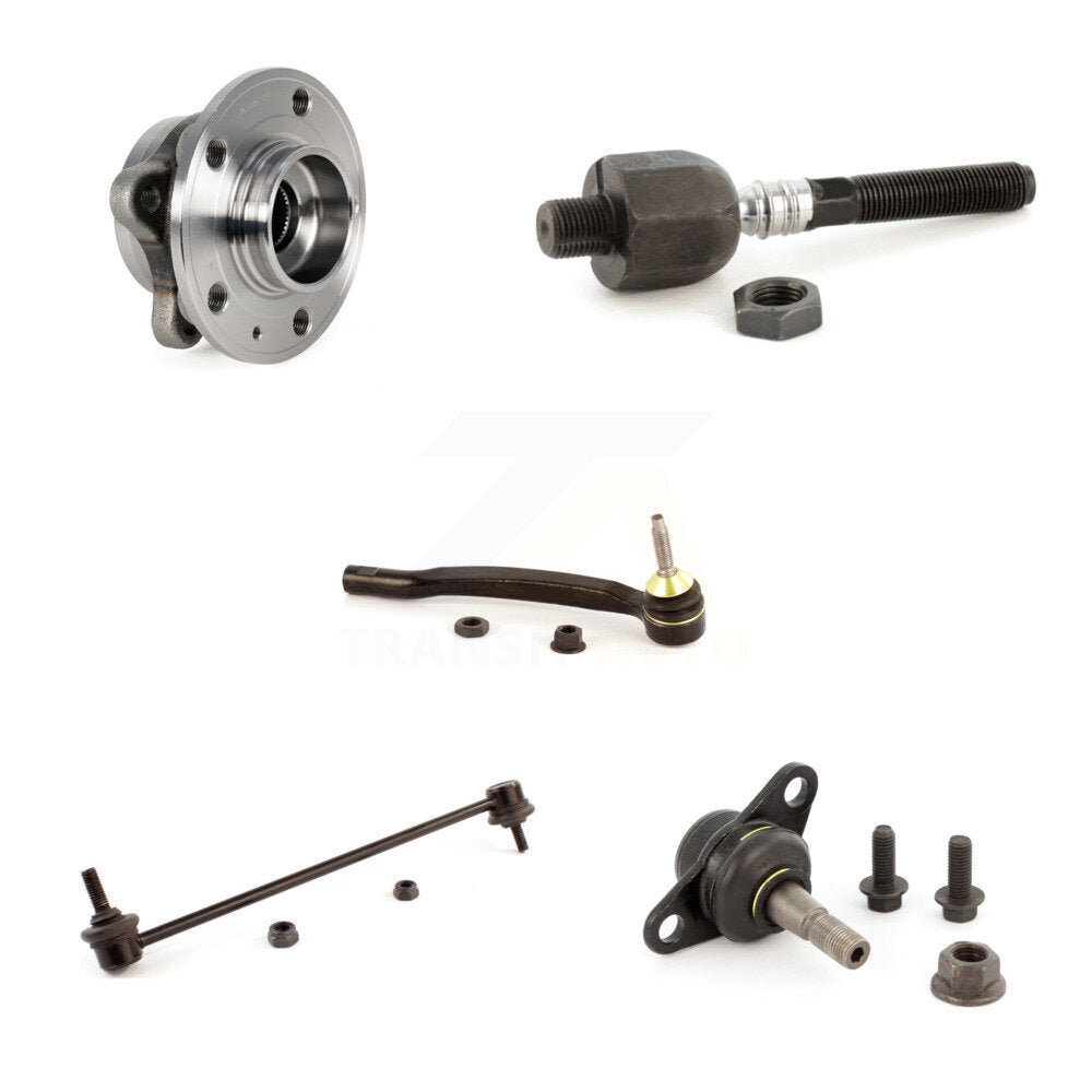 Kit de biellette et de liaison de rotule inférieure, roulement de moyeu avant droit (5 pièces) pour Volvo XC9