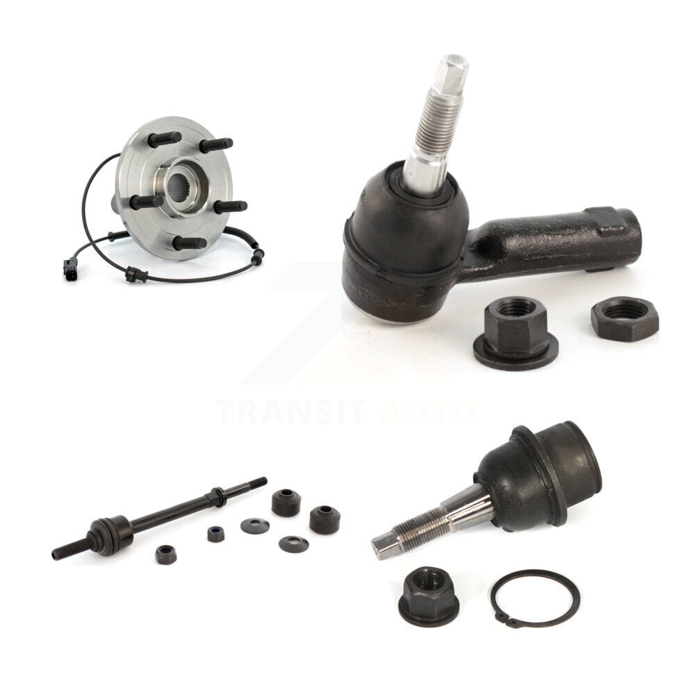 Kit de liaison de biellette de direction extérieure, roulement de moyeu avant, Joint à rotule inférieur, pour Dodge Ram 1500 4W