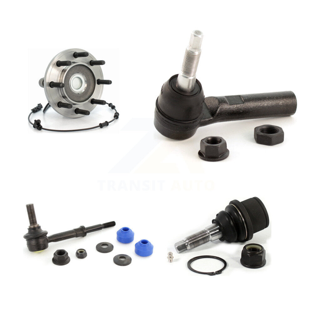 Kit de liaison d'extrémité de biellette de direction extérieure, roulement de moyeu avant, Joint à rotule inférieur, pour Dodge Ram 350