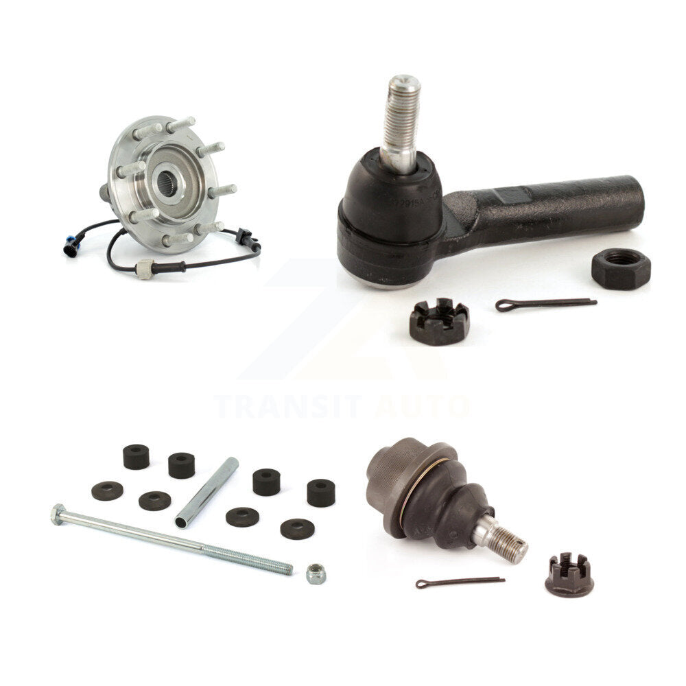 Kit de biellette de direction et de liaison extérieure, roulement avant, rotule inférieure, pour Chevrolet GMC Sierr