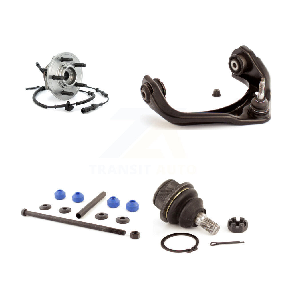 Kit de liaison de bras supérieur de rotule inférieure de roulement avant droit pour Ford Explorer Sport