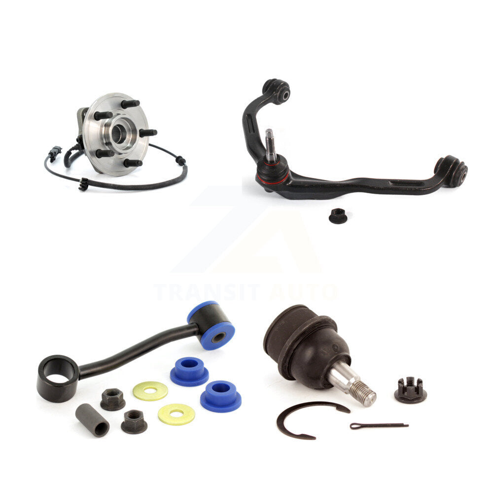 Kit de bras supérieur et de liaison à rotule inférieure, roulement avant droit, pour Jeep Liberty Dodge