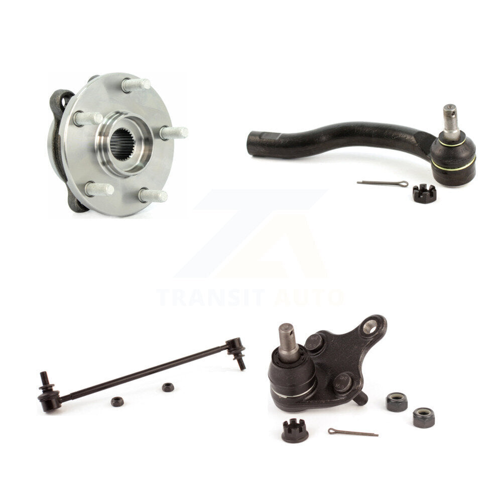 Kit de biellette de direction et de liaison extérieure, roulement avant droit, Joint à rotule inférieur, pour Toyota RAV4 t