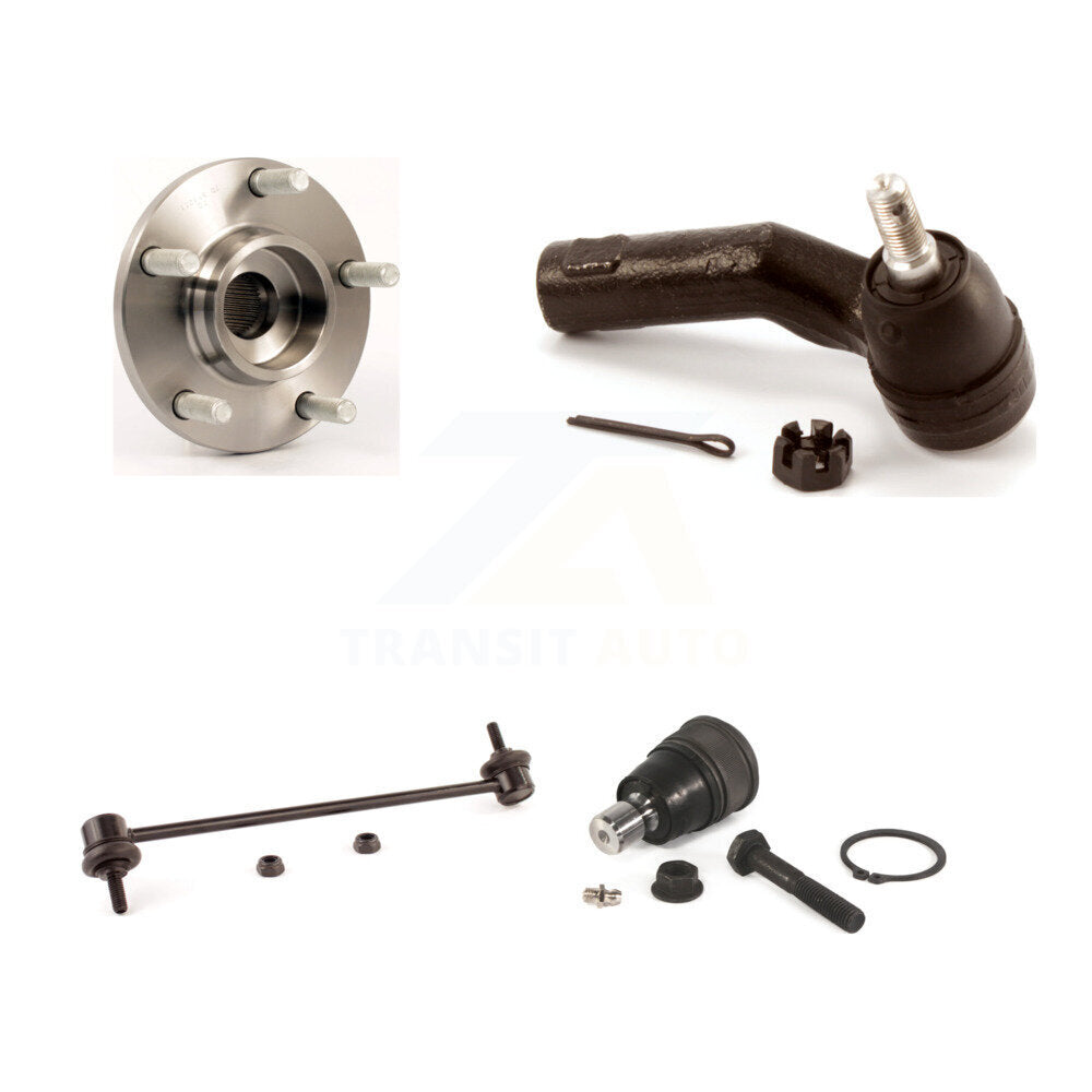 Kit de liaison de barre stabilisatrice de biellette de direction extérieure de rotule inférieure de roulement avant droit pour Mazda