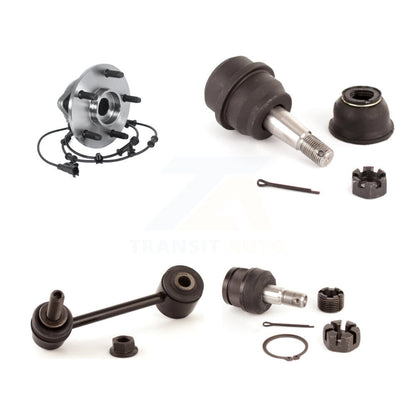 Kit de liaison de barre stabilisatrice, roulement de moyeu avant, joint à rotule supérieur et inférieur, pour Jeep Wrangler JK