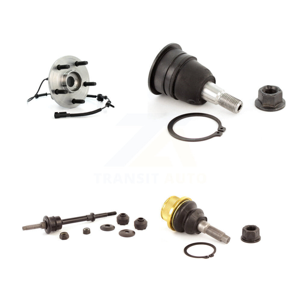 Kit de rotule supérieure et inférieure de roulement de moyeu avant et de liaison de barre stabilisatrice pour Dodge Ram 1500