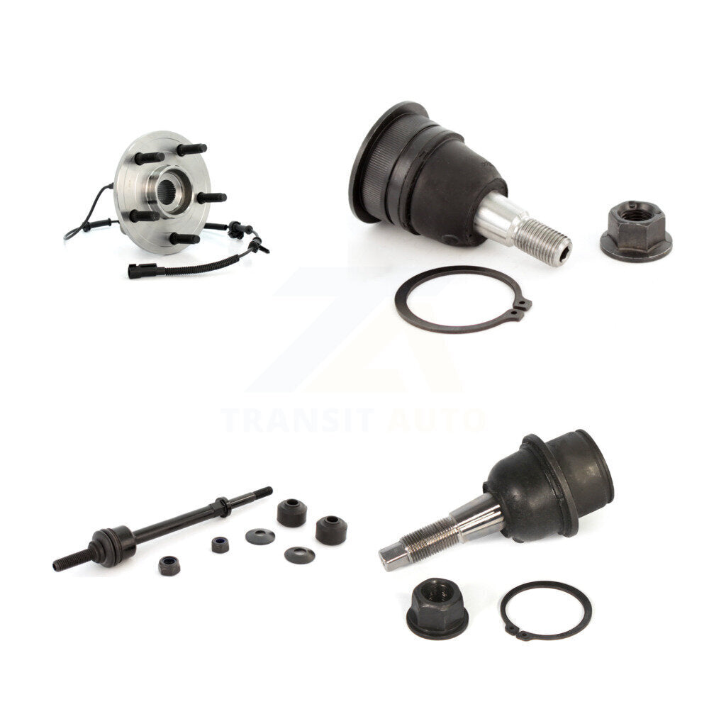 Kit de rotule supérieure et inférieure de roulement de moyeu avant et de liaison de barre stabilisatrice pour Dodge Ram 1500