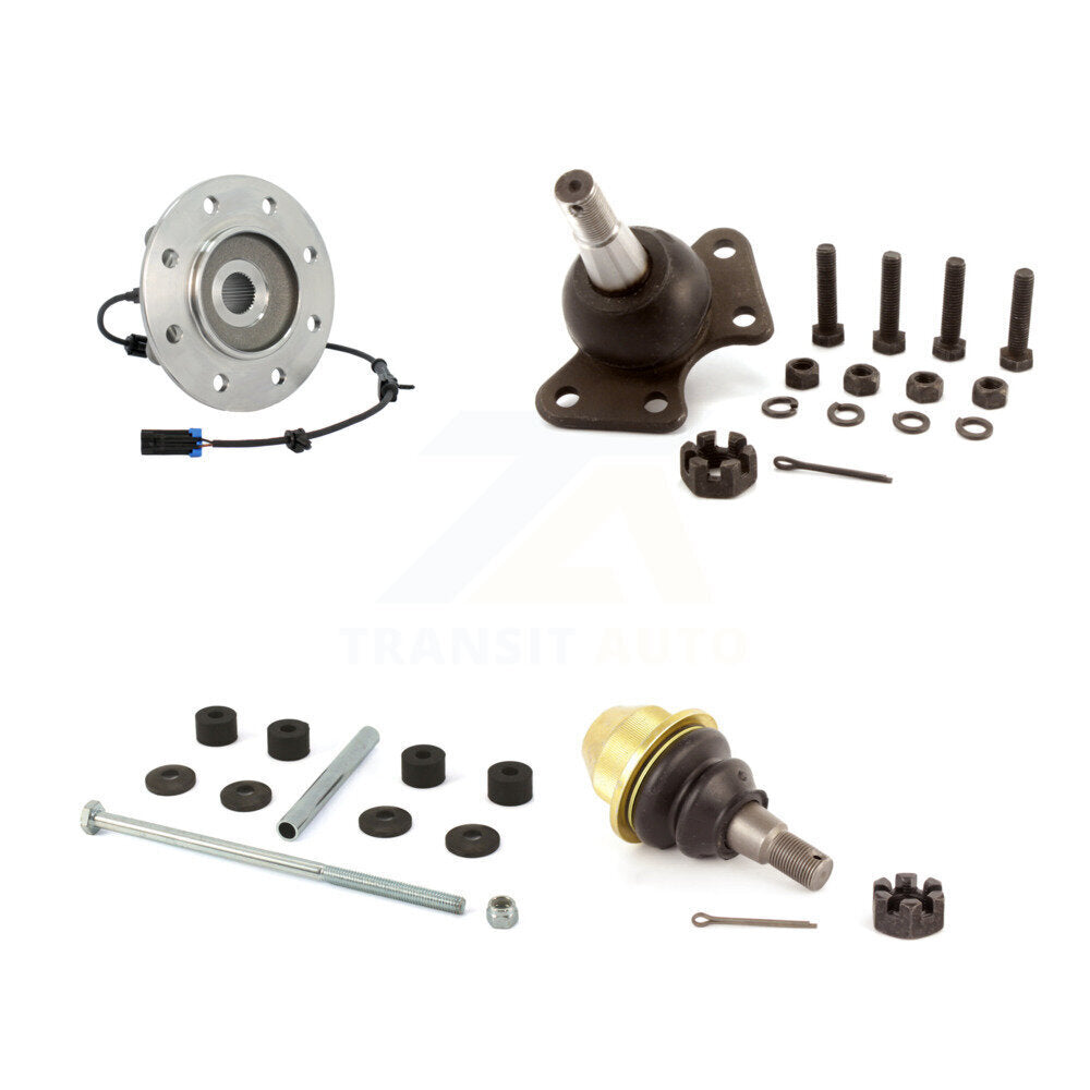 Kit de rotule inférieure supérieure et de barre stabilisatrice, roulement avant, pour Chevrolet GM K3500