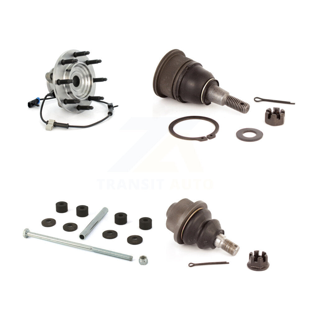 Kit de rotule et de liaison supérieure et inférieure, roulement avant, pour GMC Chevrolet Sierra 2500 H