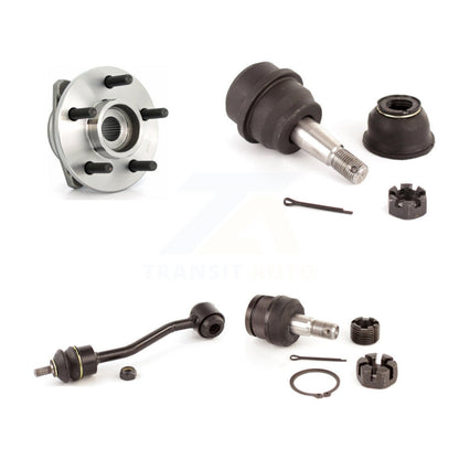 Kit de liaison de barre stabilisatrice, roulement de moyeu avant, joint à rotule supérieur et inférieur, pour Jeep Wrangler TJ