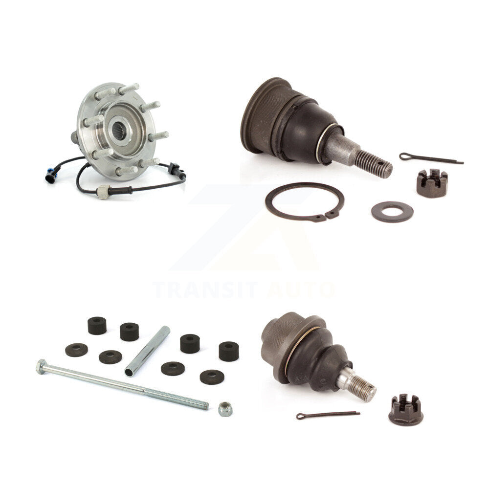 Kit de liaison de rotule supérieure et inférieure, roulement avant, pour Chevrolet GMC Sierra 3500 RWD