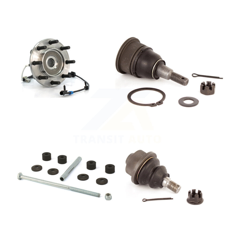 Kit de liaison de rotule supérieure et inférieure, roulement avant, pour Chevrolet GMC Sierra 3500 4WD