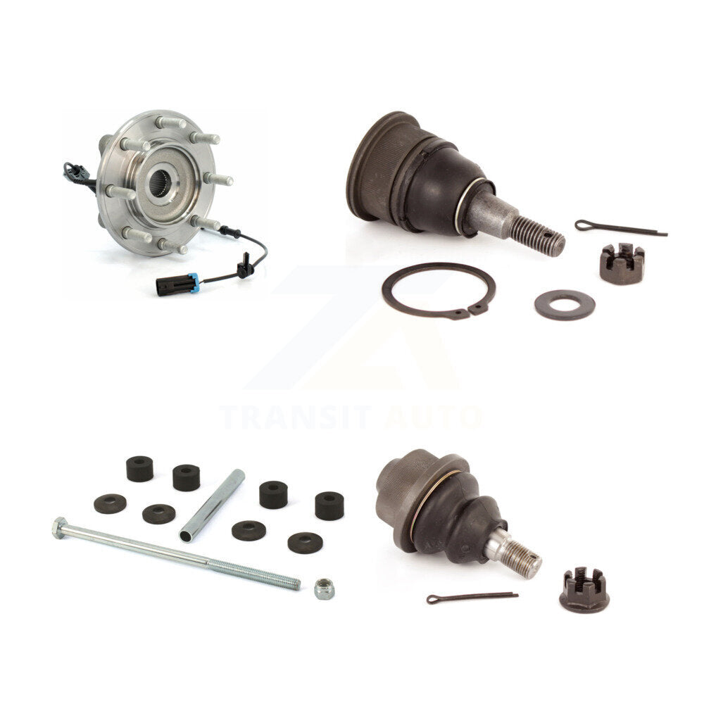 Kit de rotule et de liaison supérieure et inférieure, roulement avant, pour GMC Sierra 3500 HD Chevrole