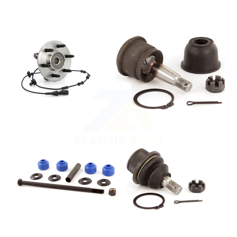 Kit de joint à rotule et de liaison supérieur et inférieur, roulement de moyeu avant, pour Ford Expedition Lincoln