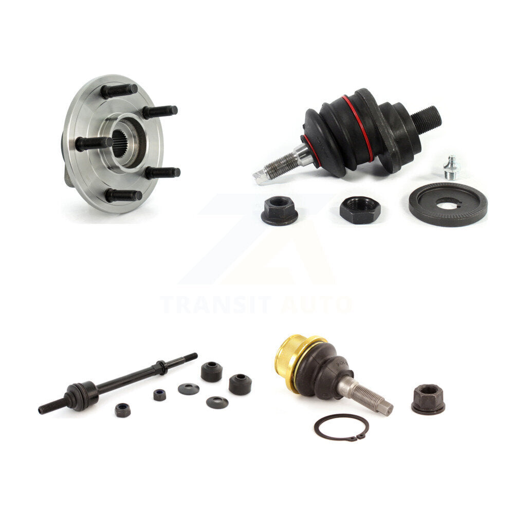 Kit de rotule supérieure et inférieure de roulement de moyeu avant et de liaison de barre stabilisatrice pour Dodge Ram 1500