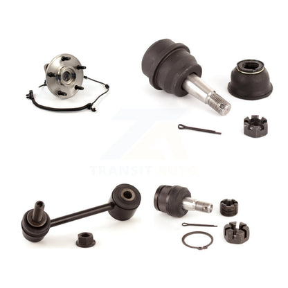 Kit de joint à rotule et de liaison supérieur et inférieur de roulement de moyeu avant pour Jeep Wrangler 2007 – 2010