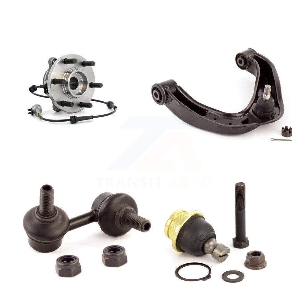 Kit de bras de commande et de liaison supérieur, roulement avant droit, rotule inférieure, pour Nissan 4W