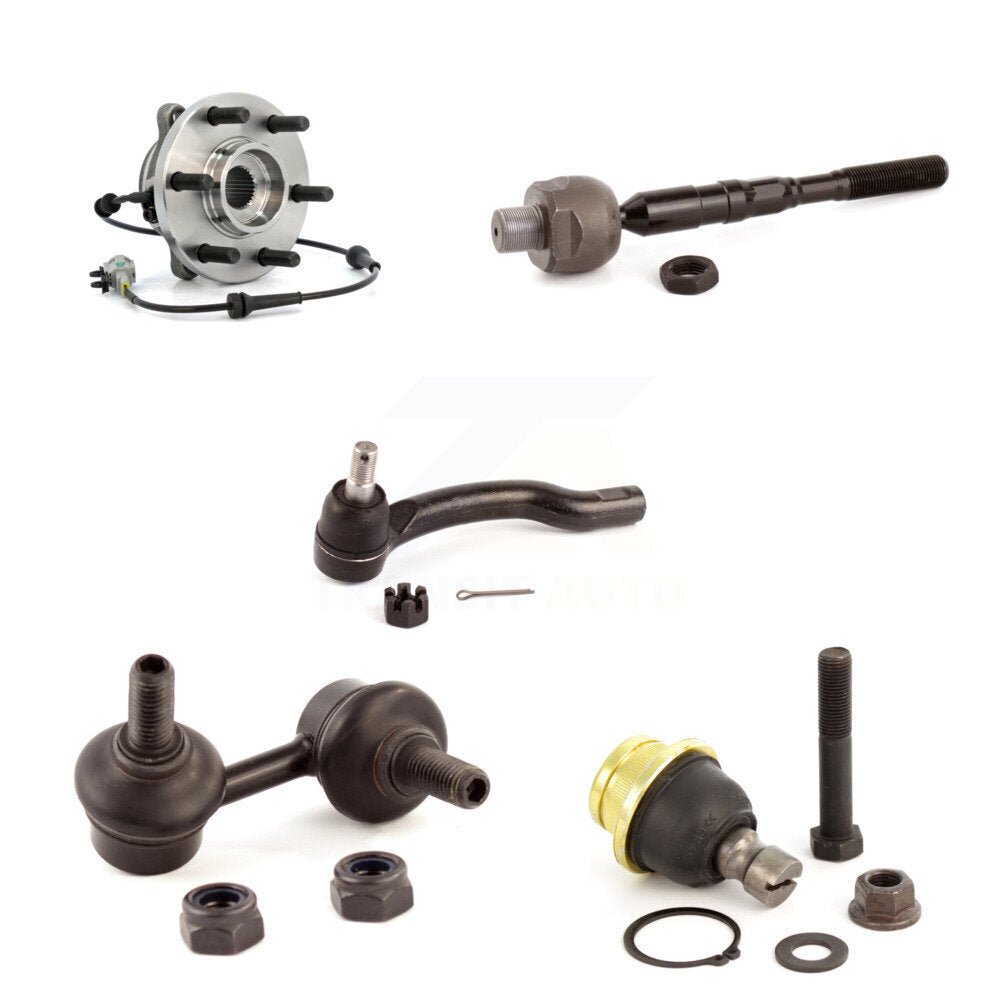 Kit de liaison de biellette de direction, roulement avant droit, rotule inférieure (5 pièces) pour Nissan Frontier