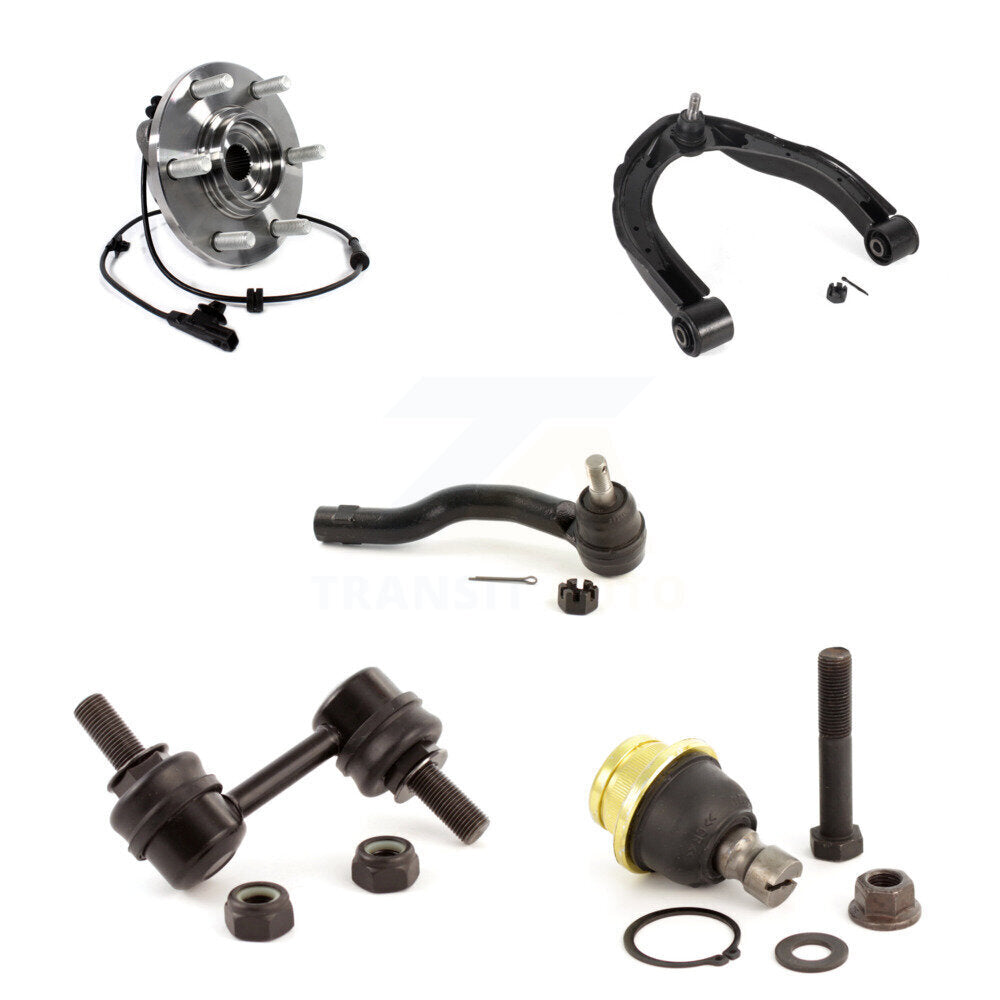 Kit de biellette de direction et de liaison extérieure, roulement avant gauche, bras supérieur, rotule inférieure, pour QX80