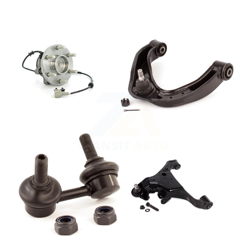 Kit de bras de commande et de liaison supérieur inférieur, roulement avant gauche, pour Nissan Frontier Xterr