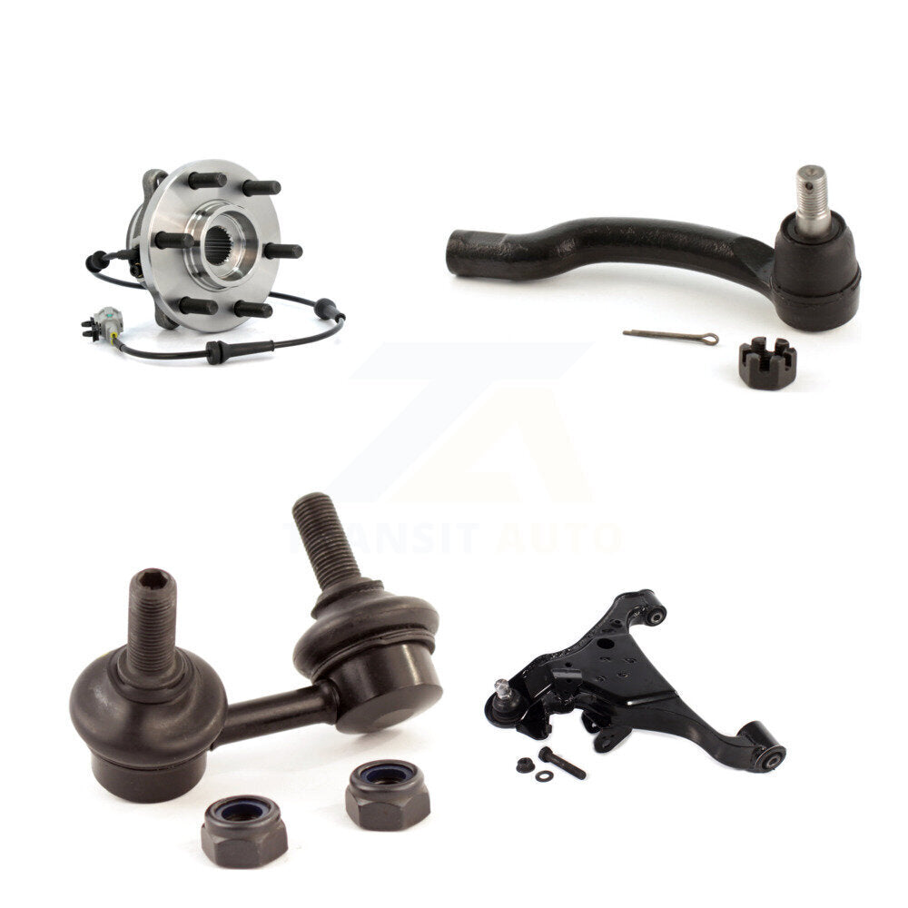 Kit de liaison de biellette de direction extérieure, bras de commande inférieur, roulement avant gauche, pour Nissan Frontier