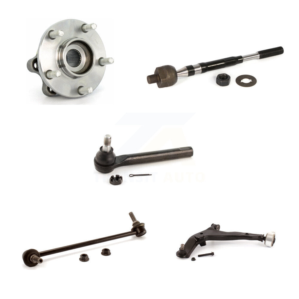 Kit de liaison de biellette de direction de bras inférieur de roulement avant gauche (5 pièces) pour Nissan Murano 2003 – 2004