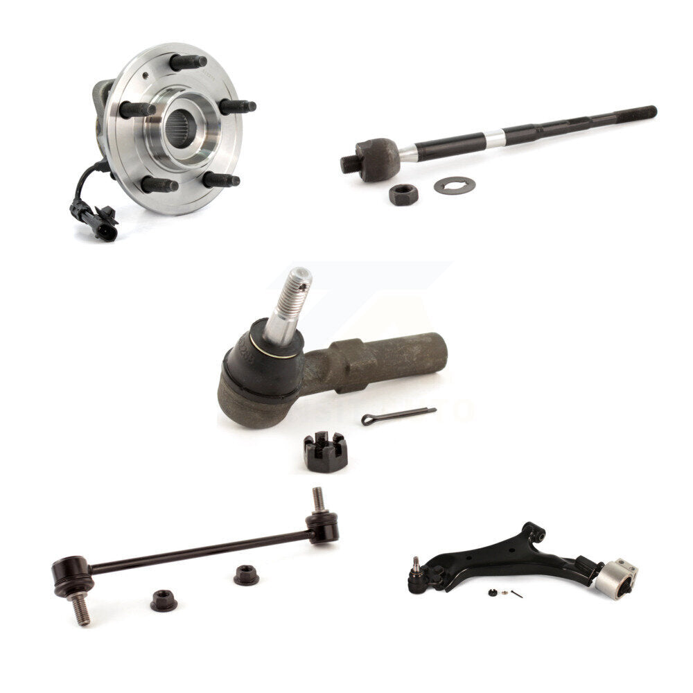 Kit de liaison de biellette de direction de bras de commande inférieur de roulement avant gauche (5 pièces) pour Saturn Vu 08-10