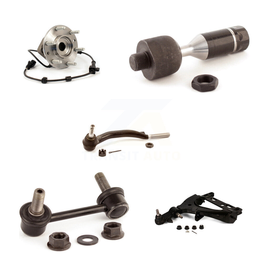 Kit de liaison de biellette de direction, roulement avant gauche, bras de commande inférieur (5 pièces) pour GMC Chevrolet X