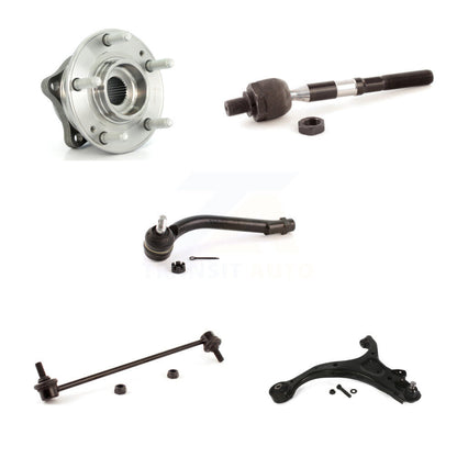 Kit de liaison de biellette de direction, roulement avant gauche, bras de commande inférieur (5 pièces) pour Hyundai Santa F