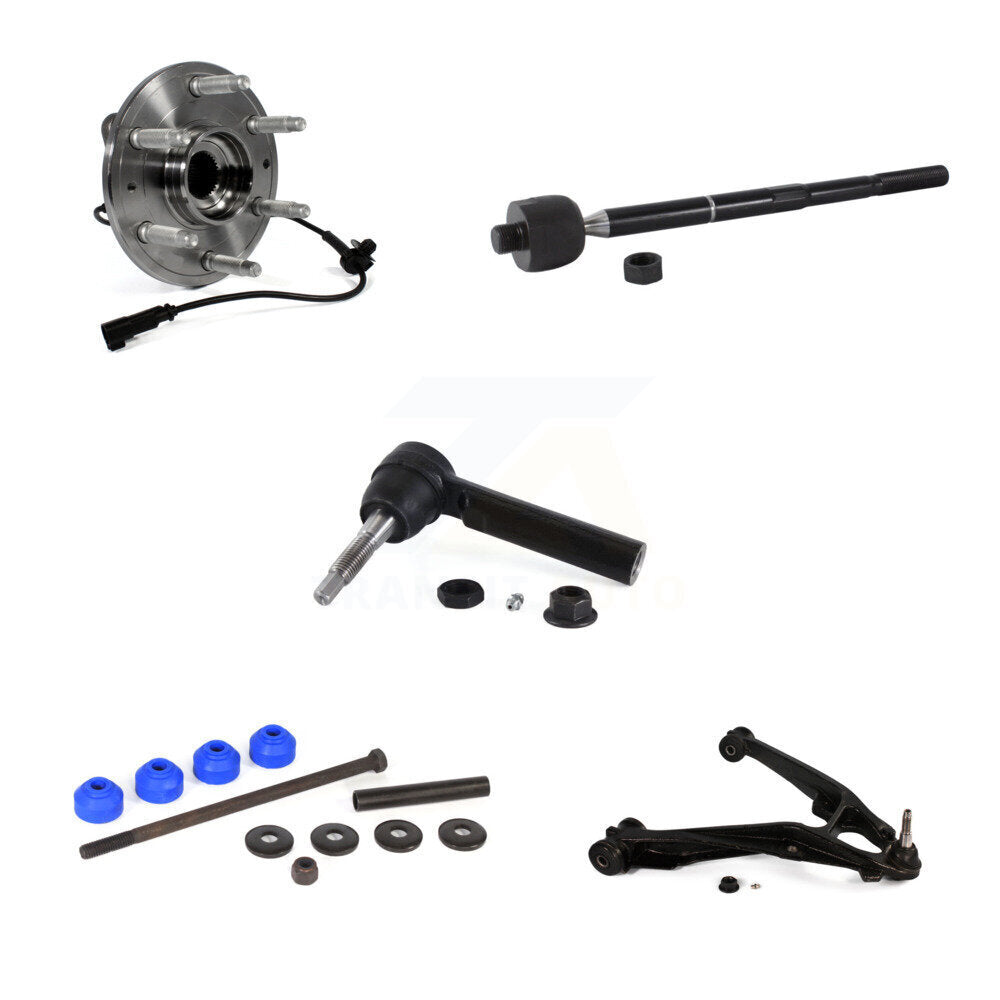 Kit de liaison de biellette de direction, roulement avant gauche, bras de commande inférieur (5 pièces) pour GMC Sierra 1500