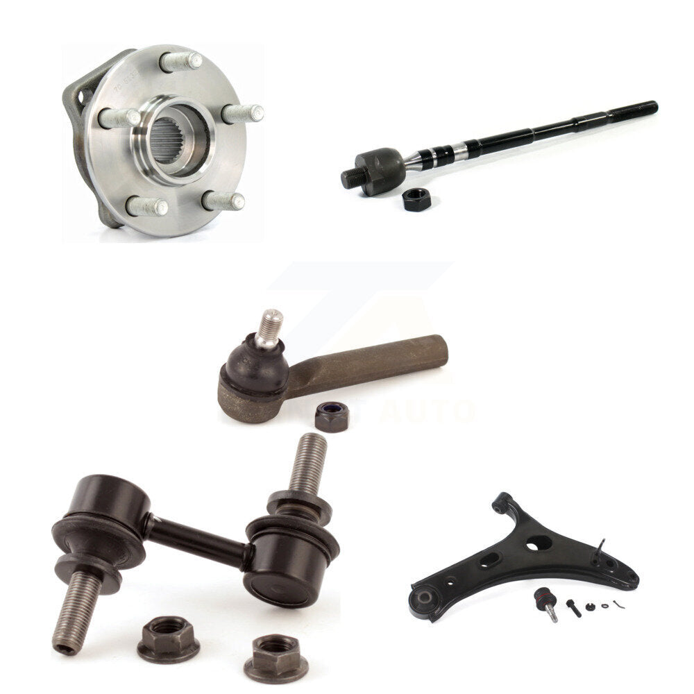 Kit de liaison de biellette de direction, roulement avant gauche, bras de commande inférieur (5 pièces) pour Subaru Forester