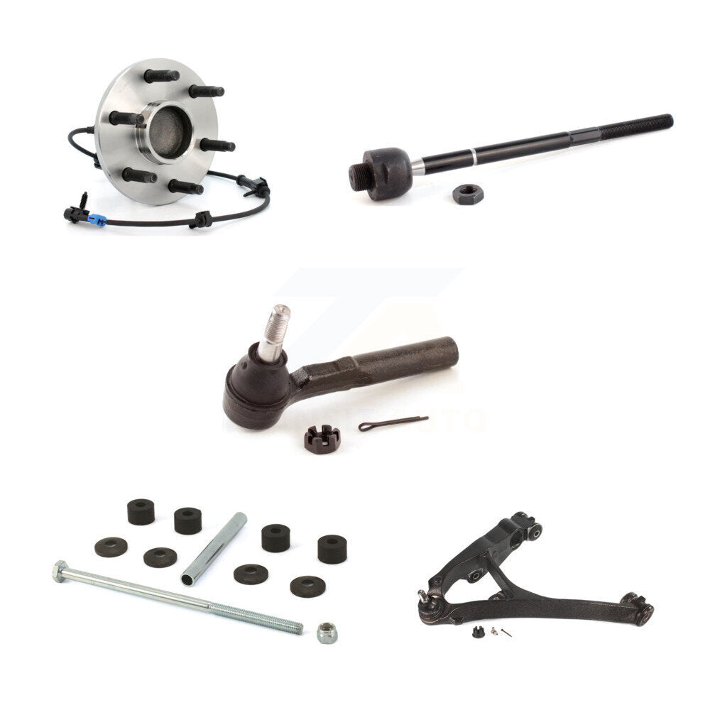Kit de liaison de biellette de direction, roulement avant gauche, bras de commande inférieur (5 pièces) pour GMC Sierra 1500
