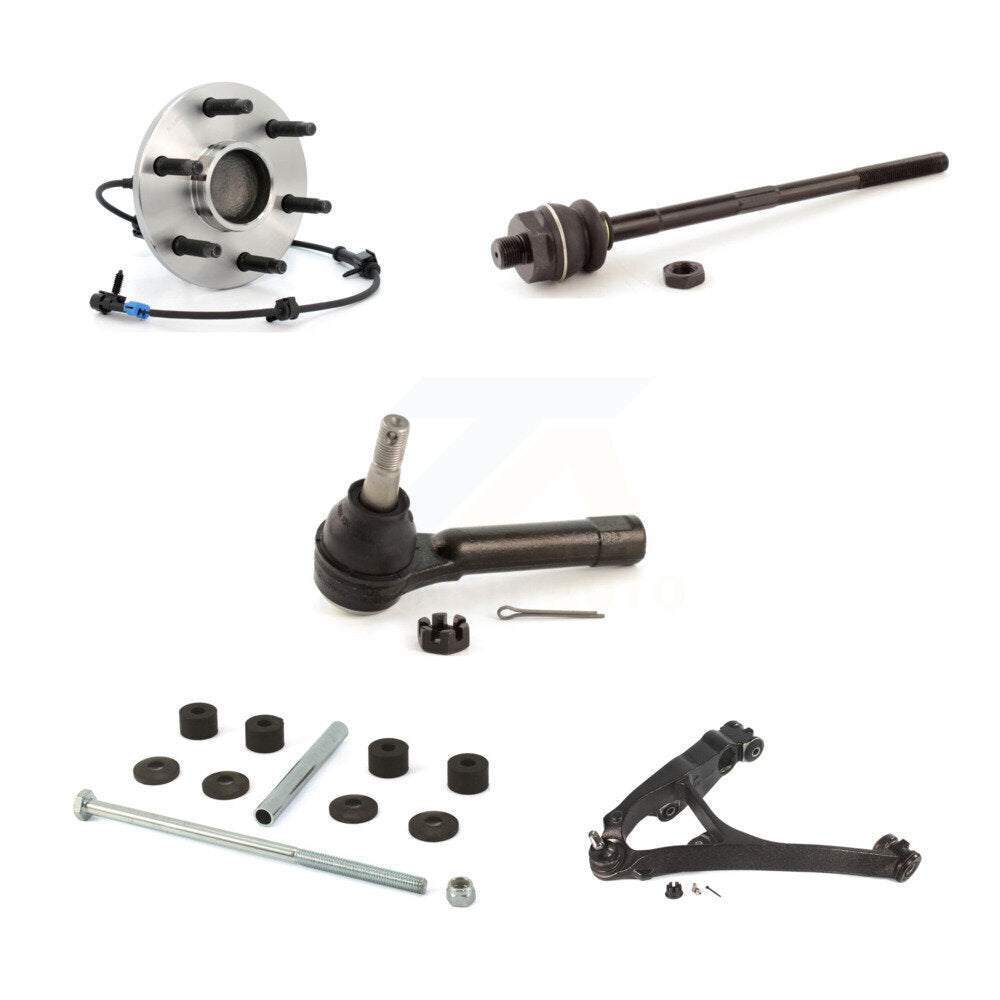 Kit de liaison de biellette de direction, roulement avant gauche, bras de commande inférieur (5 pièces) pour Chevrolet GMC X