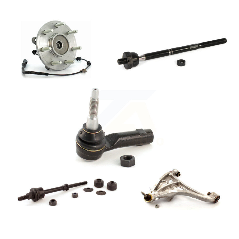 Kit de liaison de biellette de direction, roulement avant gauche, bras de commande inférieur (5 pièces) pour Ford F-150 Mark