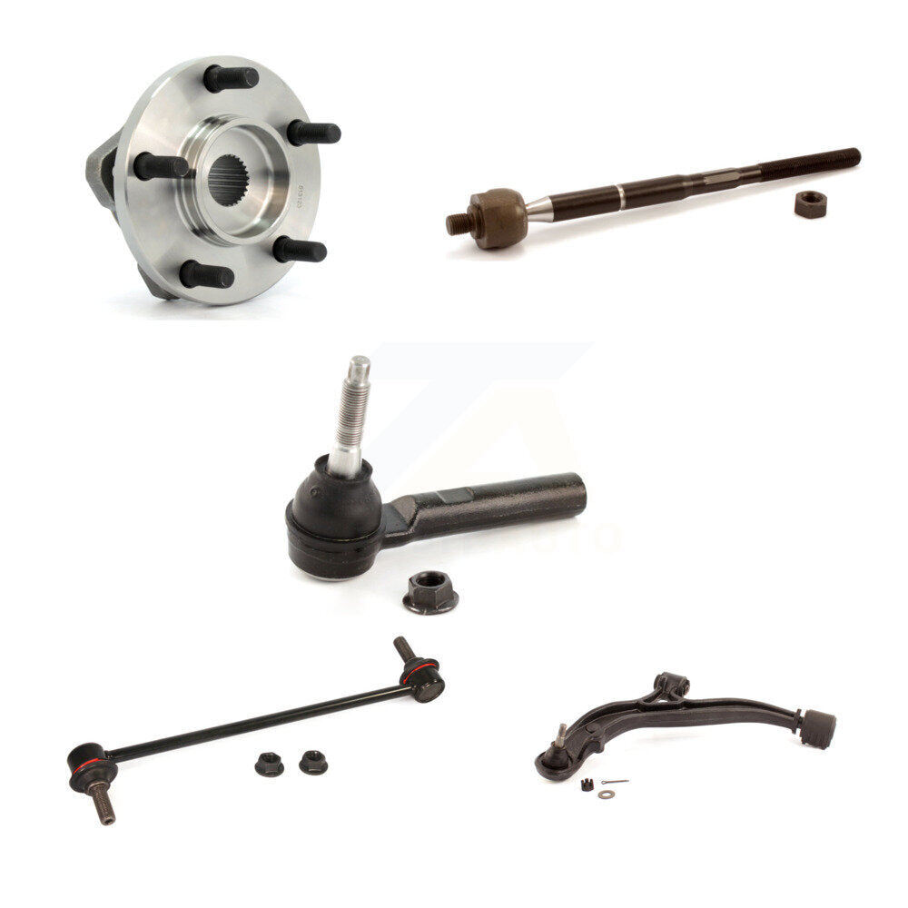 Kit de liaison de biellette de direction de bras inférieur de roulement avant gauche (5 pièces) pour remorquage Dodge Grand Caravan