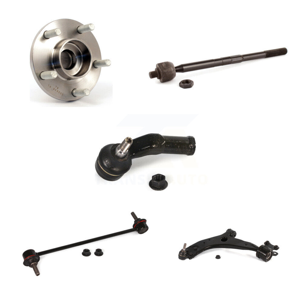 Kit de biellette et de liaison de bras de commande inférieur, roulement avant gauche (5 pièces) pour Volvo S40 V50