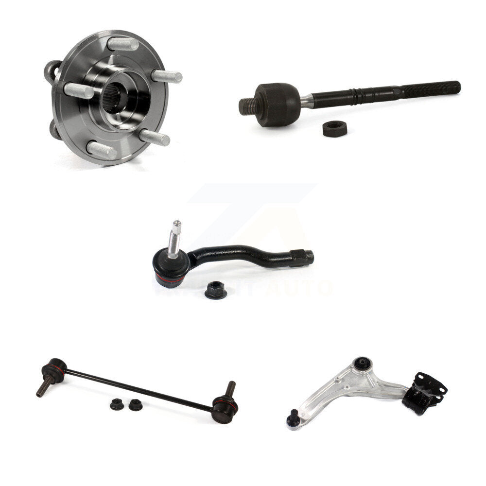 Kit de liaison de biellette de direction, roulement avant gauche, bras de commande inférieur (5 pièces) pour Ford Fusion MKZ