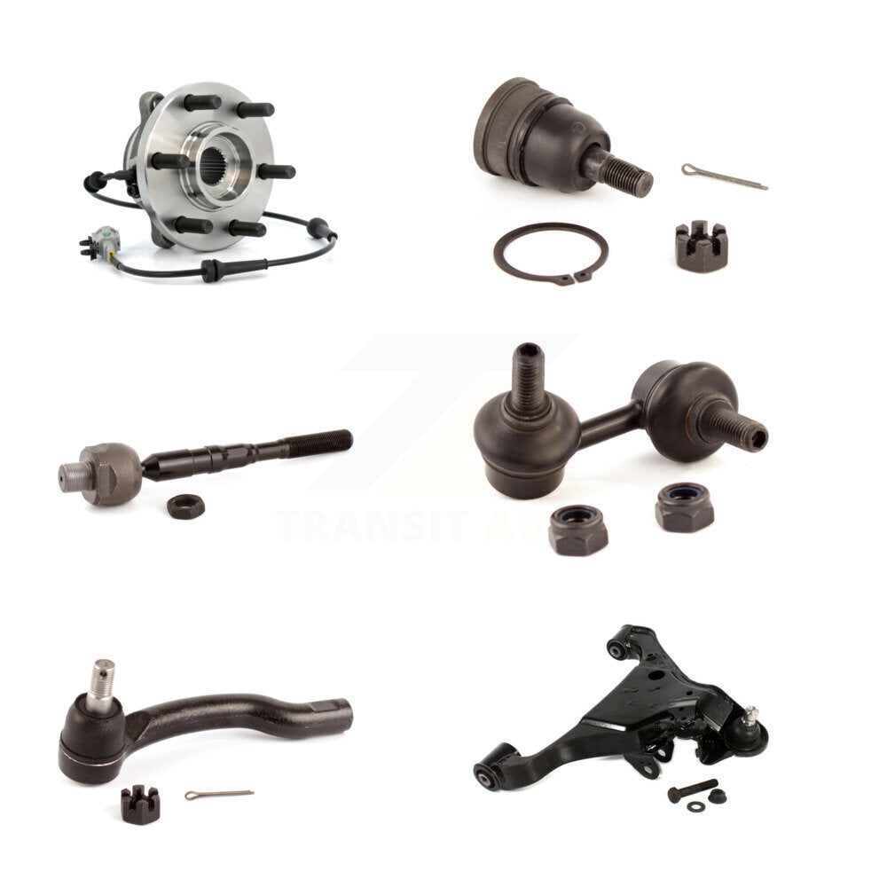 Kit de liaison de biellette de direction, roulement avant droit, bras de commande inférieur, rotule supérieure, pour 4WD